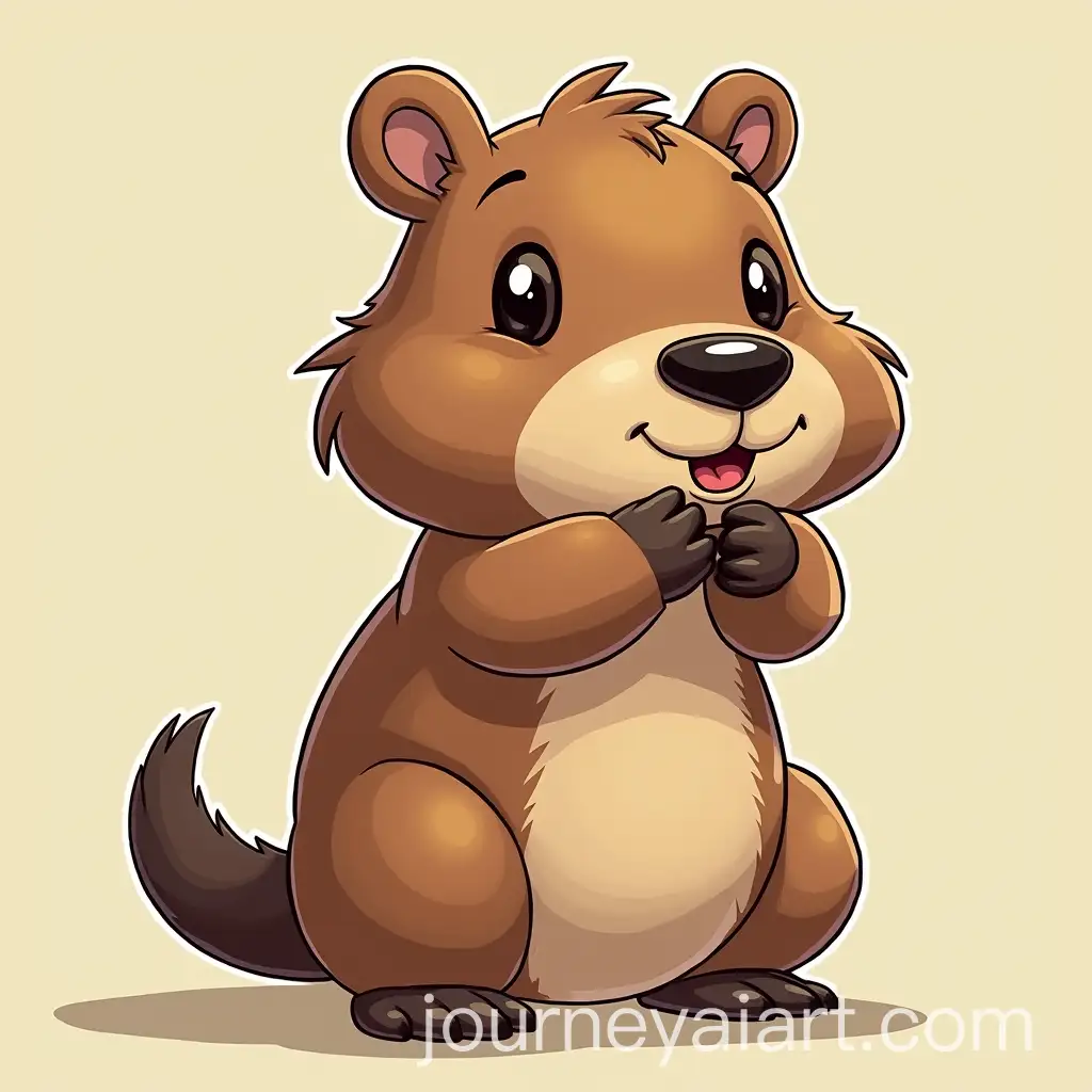 Relaxed-Capybara-in-Nature-Wallpaper-withAI-Image-Expansion-Soothing-Aesthetic