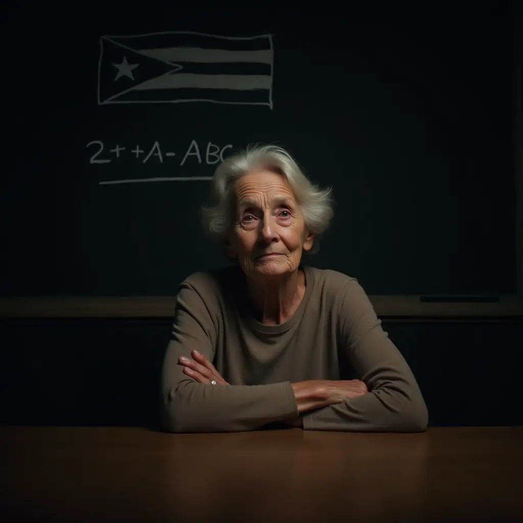 Elderly-Puerto-Rican-Teacher-in-a-Thoughtful-Classroom-Setting