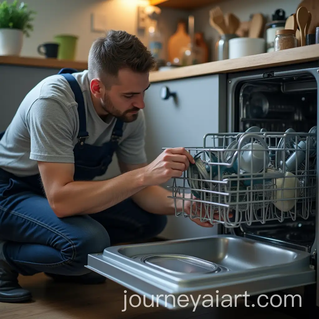 Master-Technician-Repairing-a-Broken-Dishwasher-in-Studio-Setting