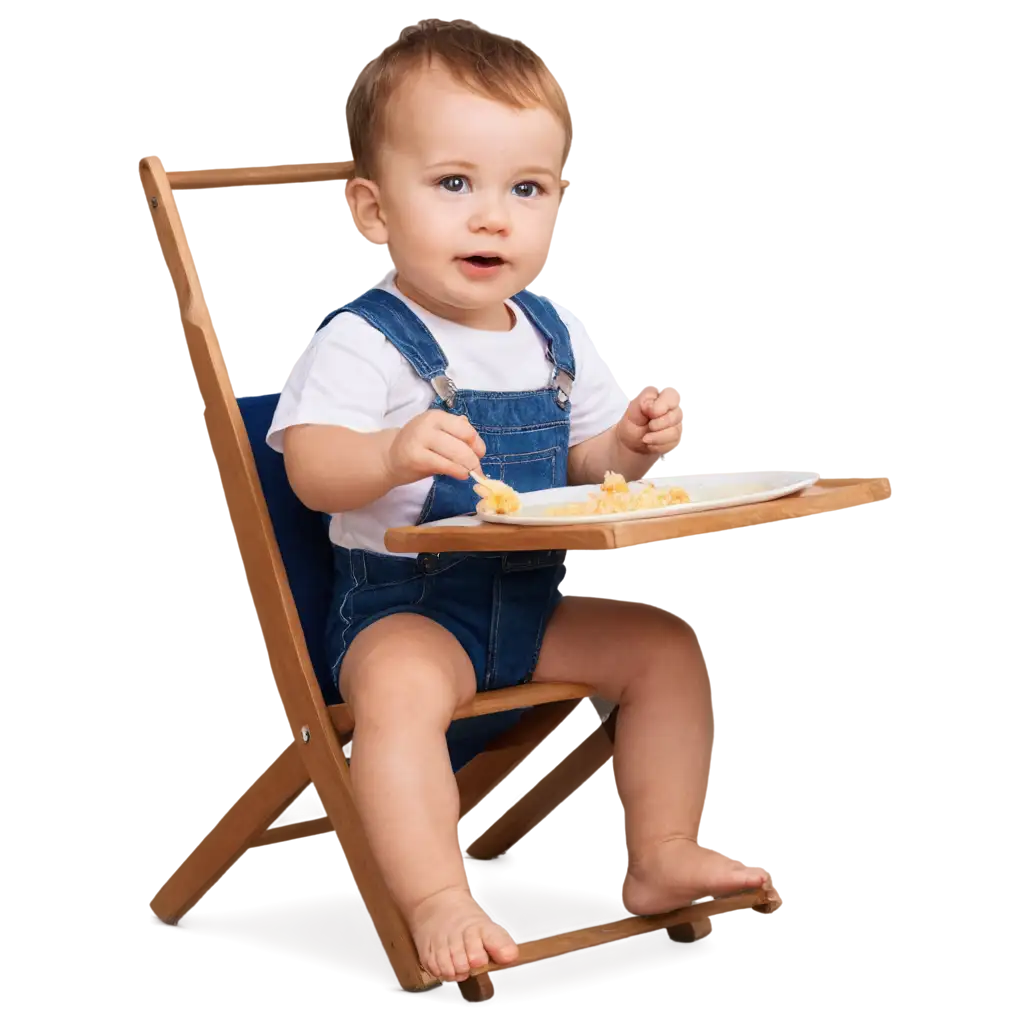 HighQuality-PNG-Image-of-a-Baby-Sitting-in-a-Dining-Chair-Eating