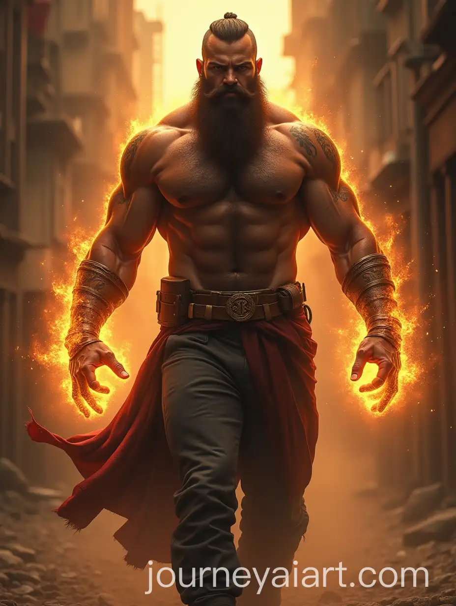Muscular-Man-with-Aura-Walking