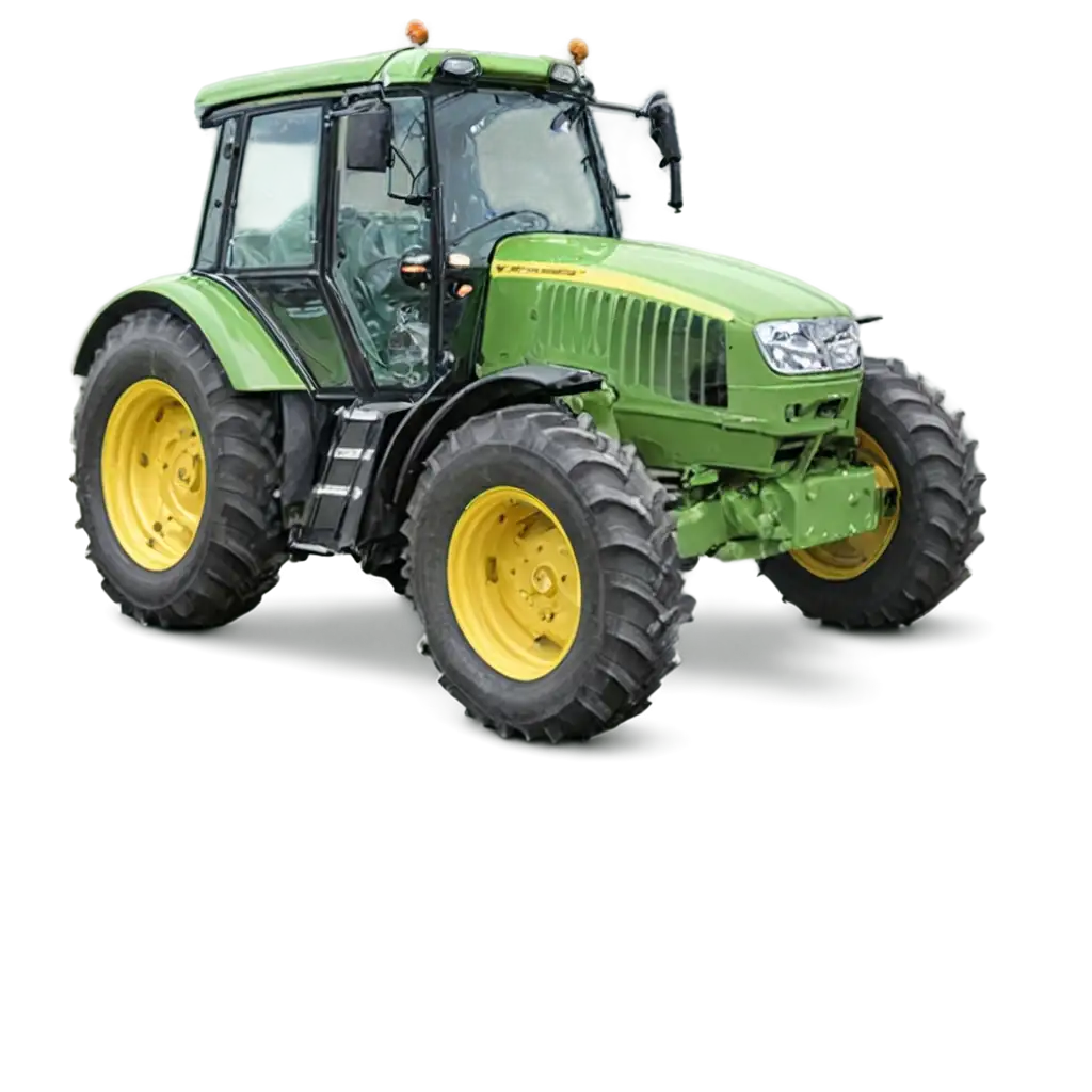 Detailed-PNG-Artwork-of-a-Tractor-Precision-in-Black-and-White