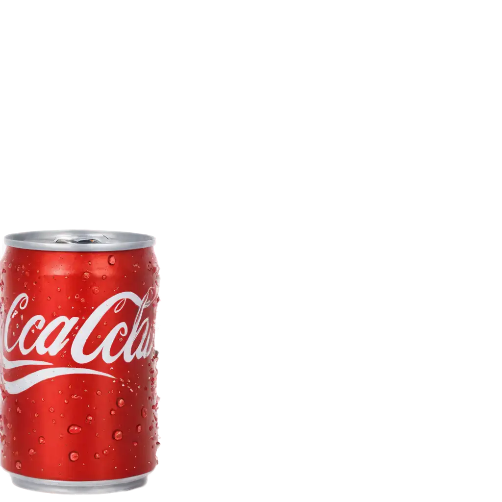 Red-Coca-Cola-Can-with-Droplets-on-Outer-Surface-PNG-HighQuality-Image-for-Diverse-Use