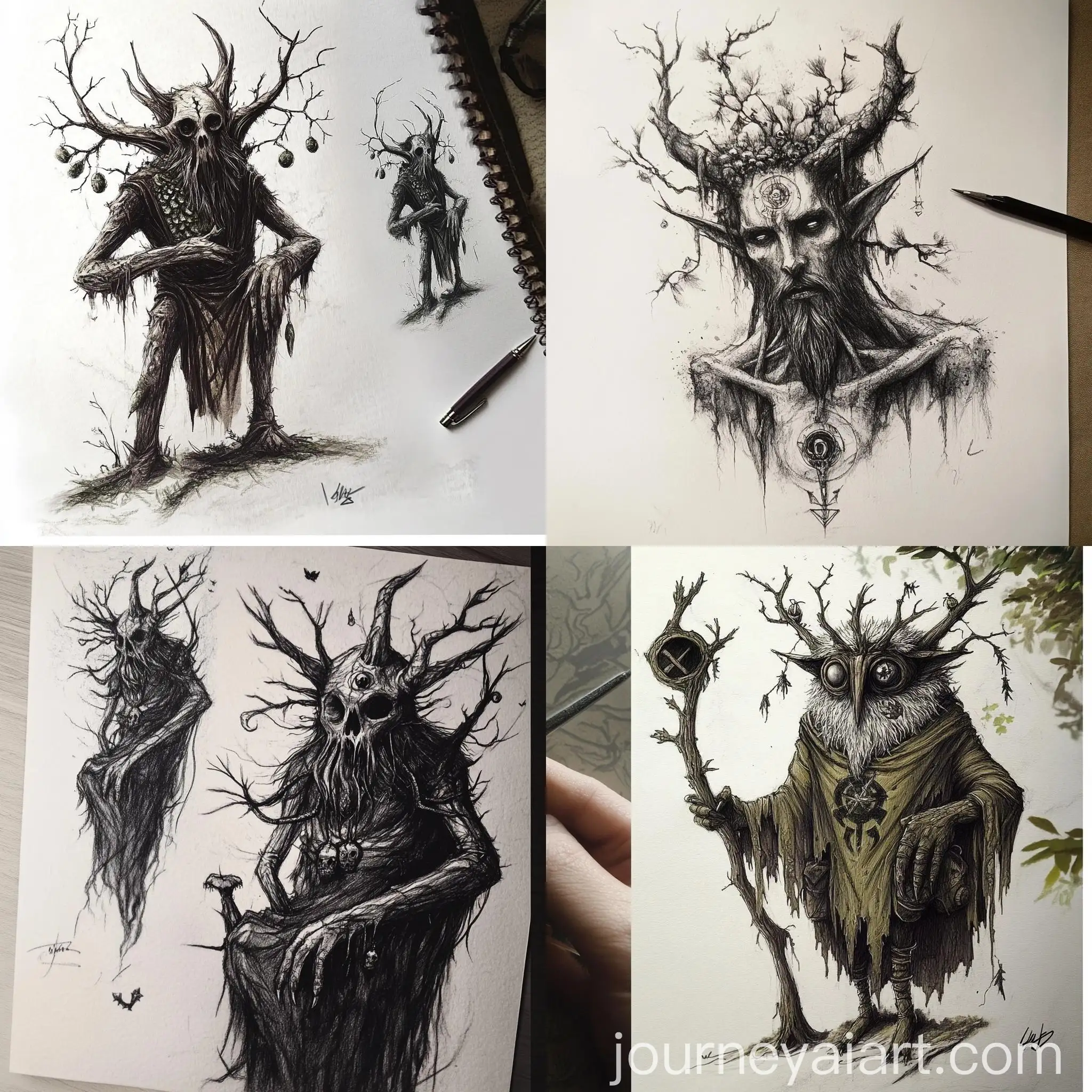 Forest-Man-Walking-Alone-in-Surrealistic-Style