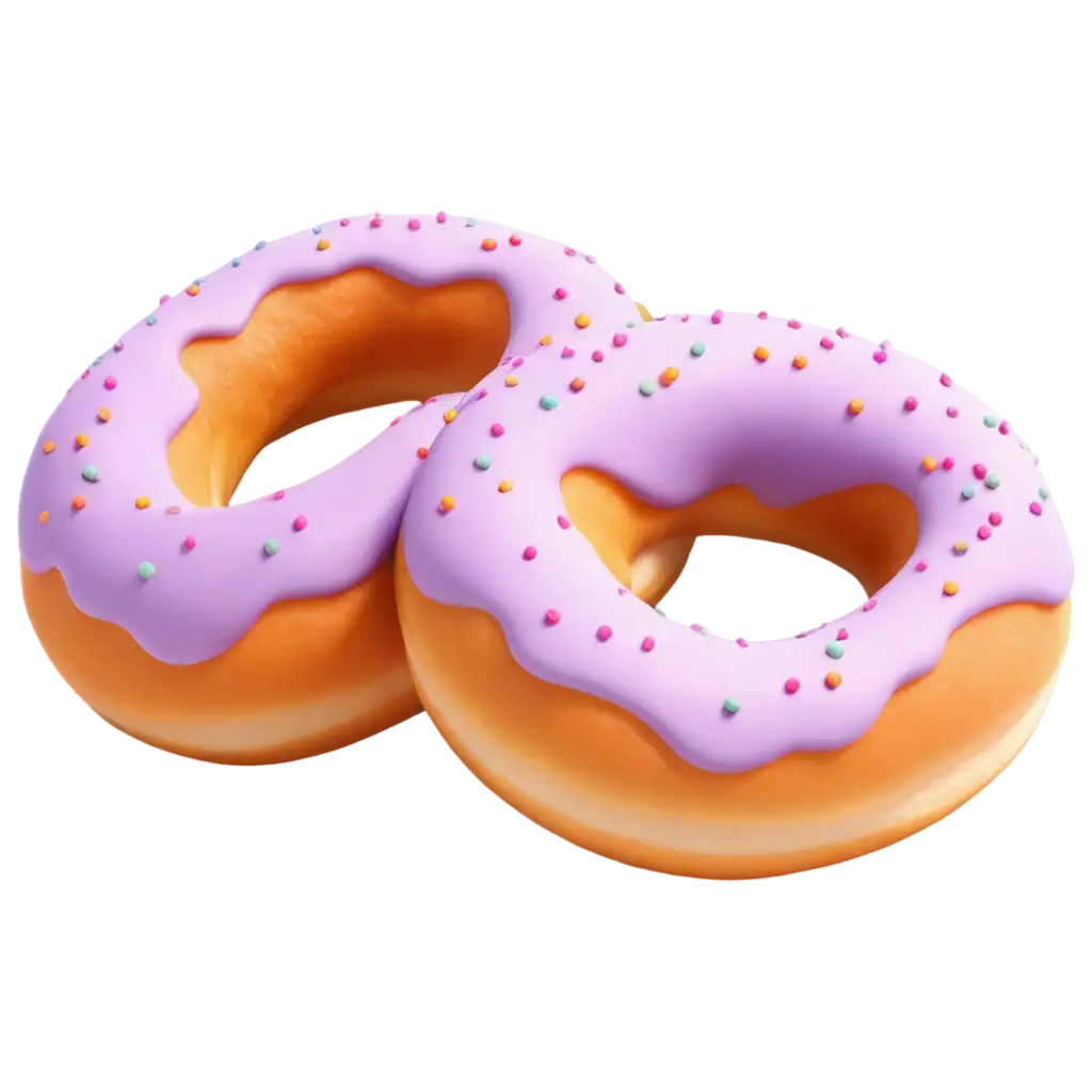 3D-Light-Purple-Donut-PNG-A-Deliciously-Captivating-Image-for-Your-Projects