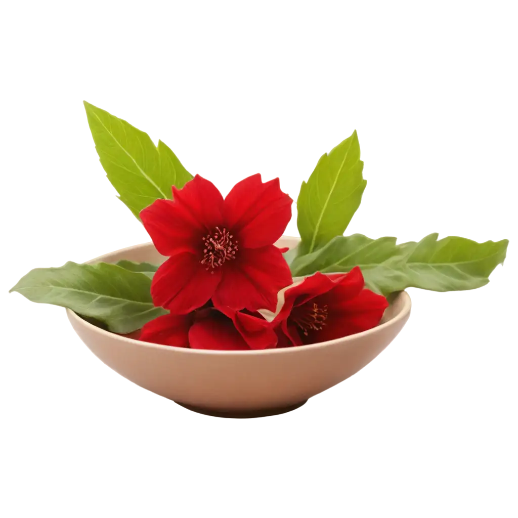 Red-Flower-in-Bowl-PNG-Image-High-Quality-and-Versatile-for-Various-Uses