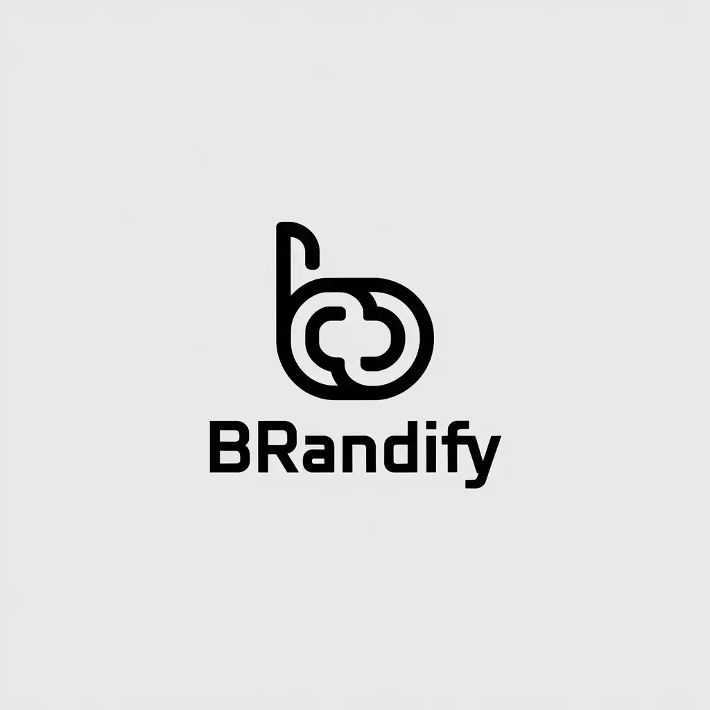 LOGO Design for Bbrandify Minimalist BB Symbol for Tech Industry with Clear Background