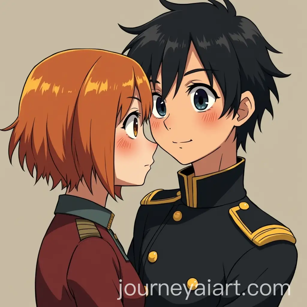 Petra-Ral-and-Captain-Levi-with-Amber-and-Dark-Blue-Eyes