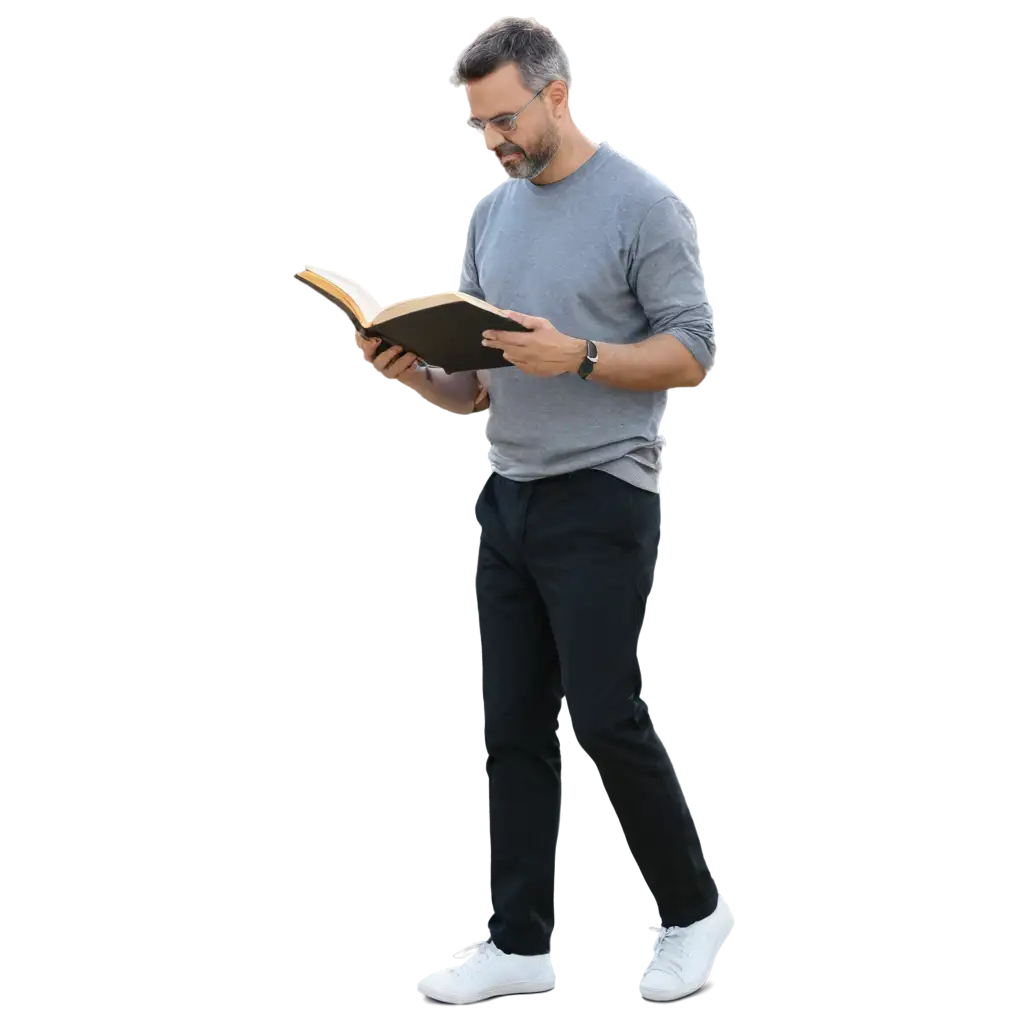 PNG-Image-of-Adult-Reading-the-Bible-Symbolism-and-Serenity-Captured-in-HighQuality-Format