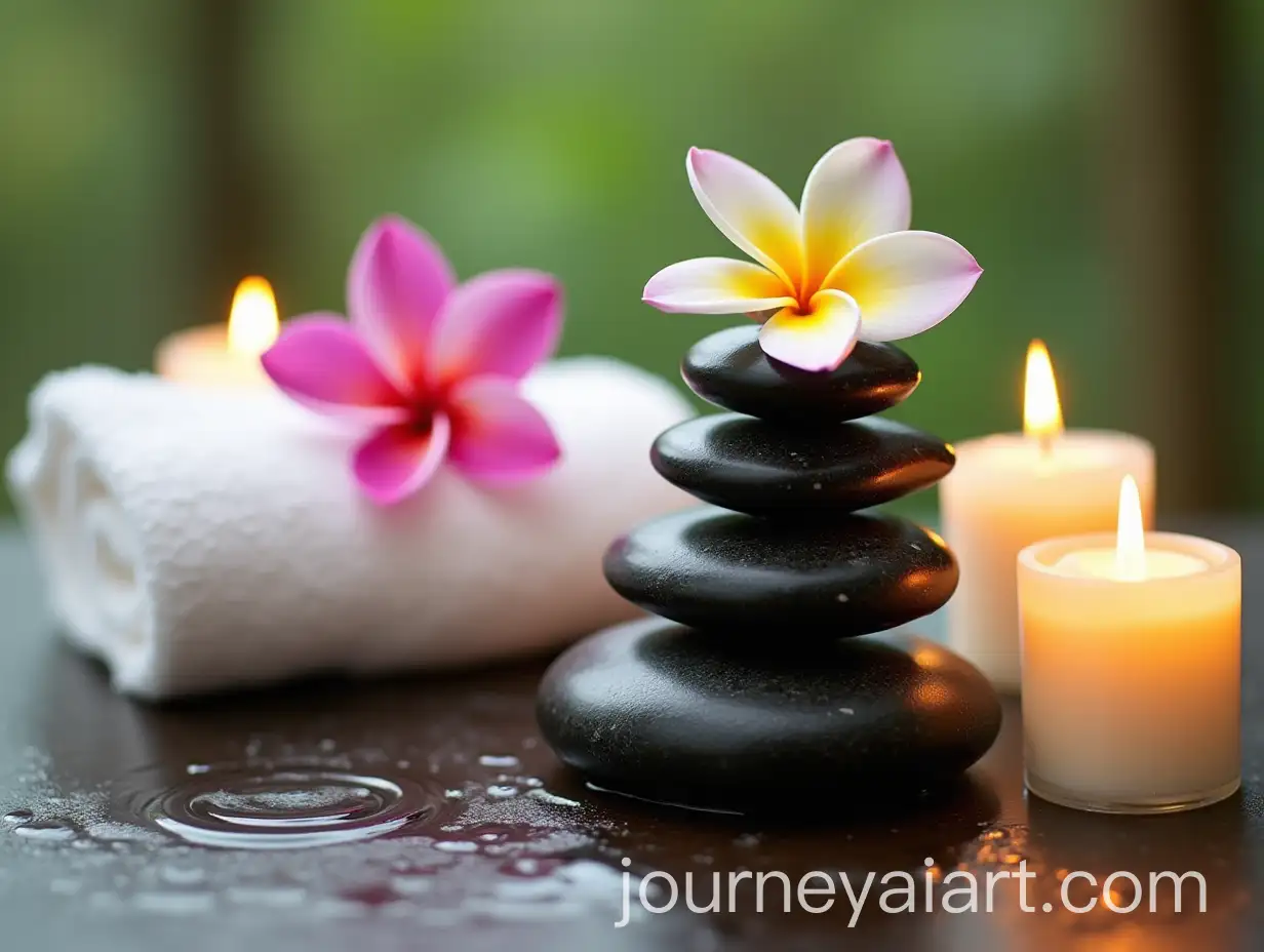 Tranquil-Spa-Setting-with-Stones-Candles-and-Orchids