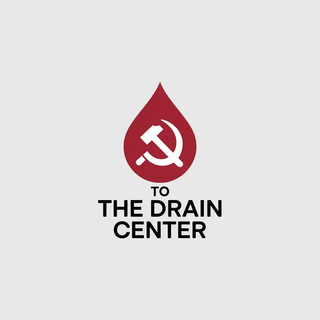 LOGO-Design-For-Drain-Center-Red-Water-Symbol-for-Travel-Industry