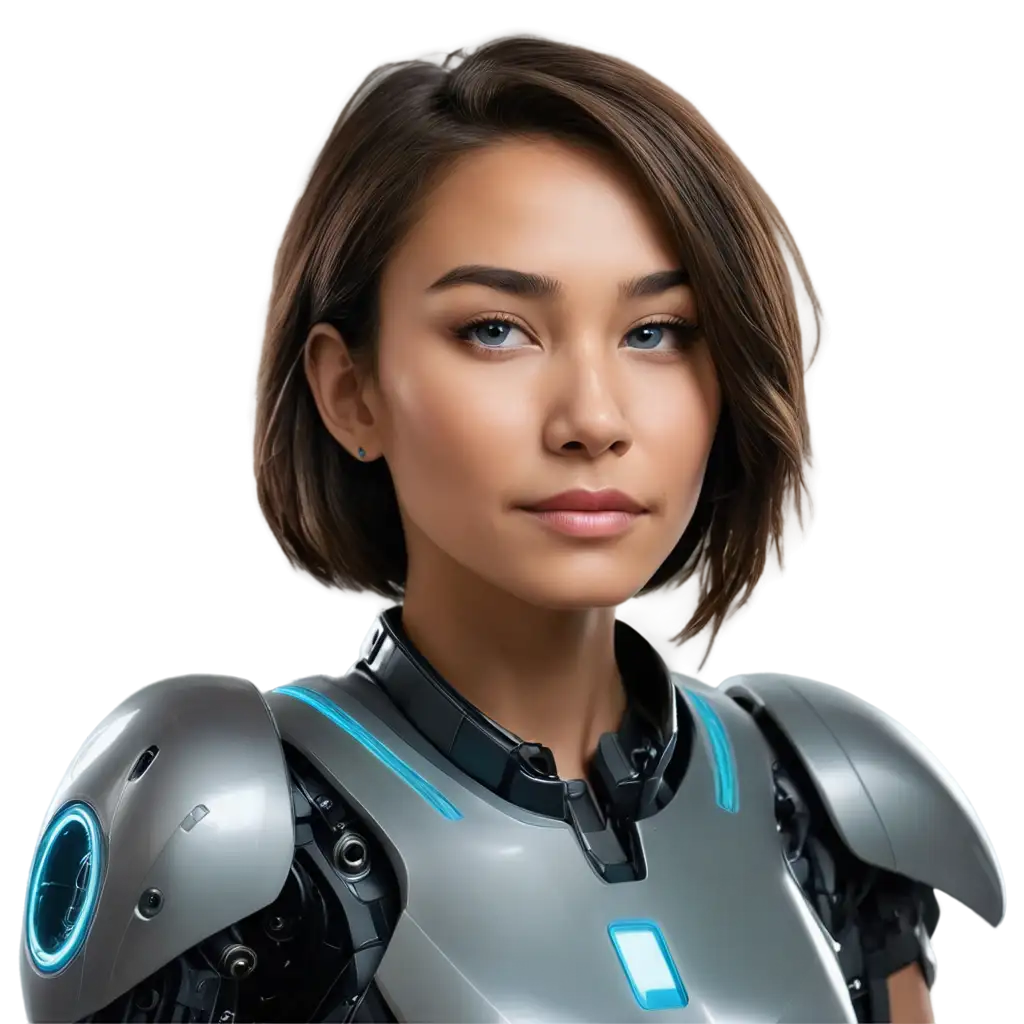 Futuristic-AI-Robot-PNGPNG-Image-Usage-Scenarios-with-Glowing-CyanBlue-Accents-HighDetail-SciFi-Art