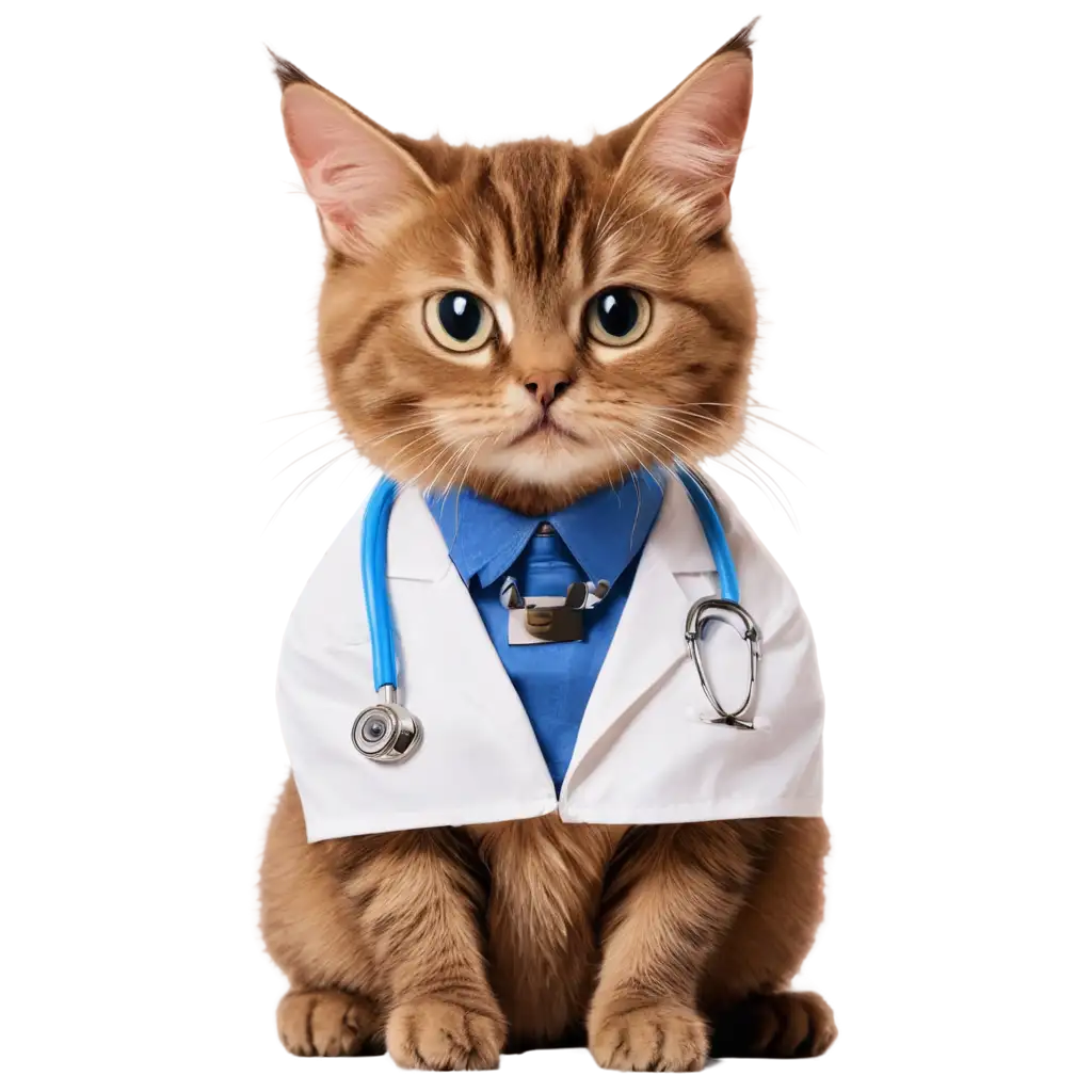 Doctor-Cat-PNG-Image-A-Playful-Blend-of-Medicine-and-Feline-Charm