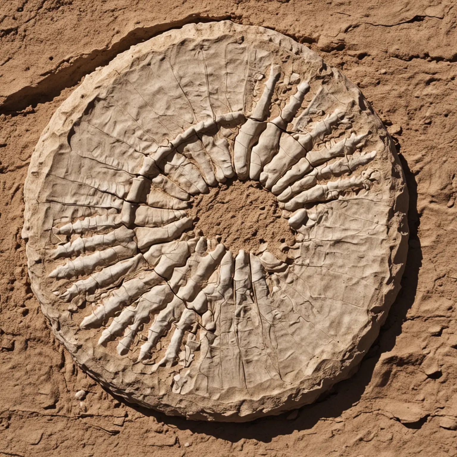 Ancient Fossil Discovery in Prehistoric Terrain