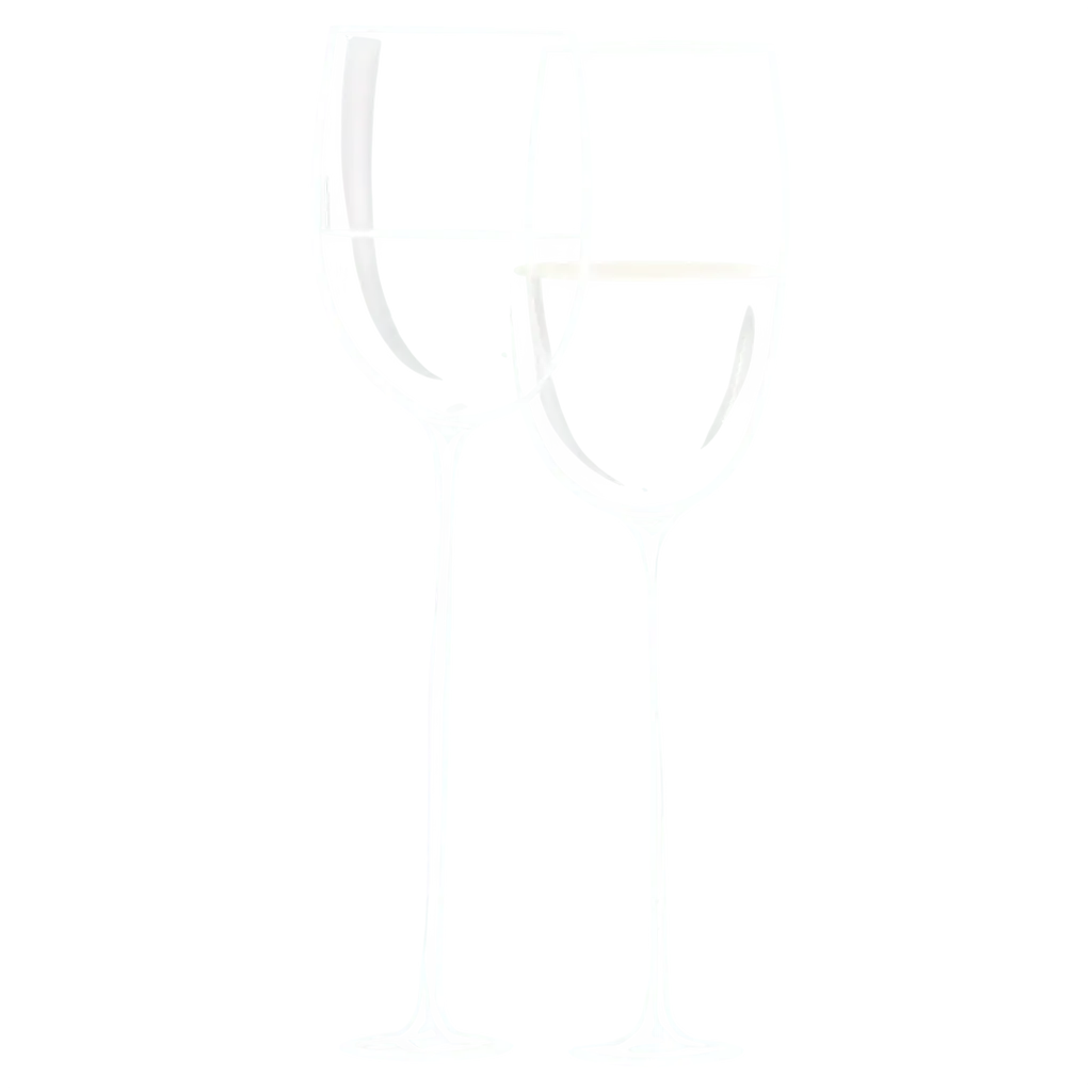 Elegant-White-Aesthetic-Doodle-Style-PNG-Image-with-Two-Wine-Glasses-Centered-on-Transparent-Background