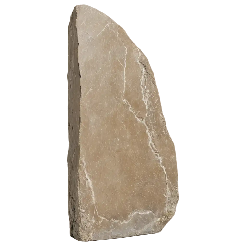 Flat-GreyBrown-Stone-Side-View-PNG-for-Design-and-Visual-Projects