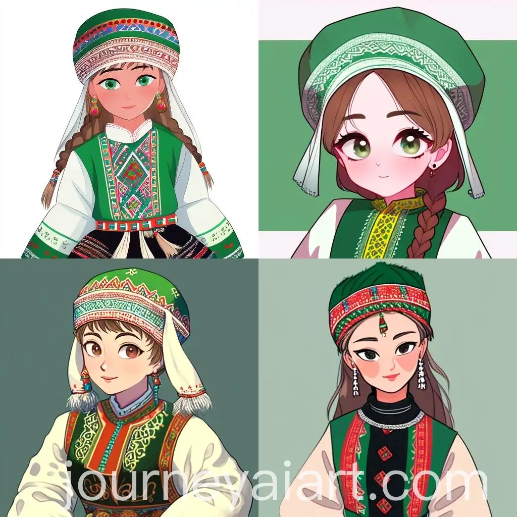 Portrait-of-Uzbek-Girl-in-Traditional-Clothing-with-Green-Eyes