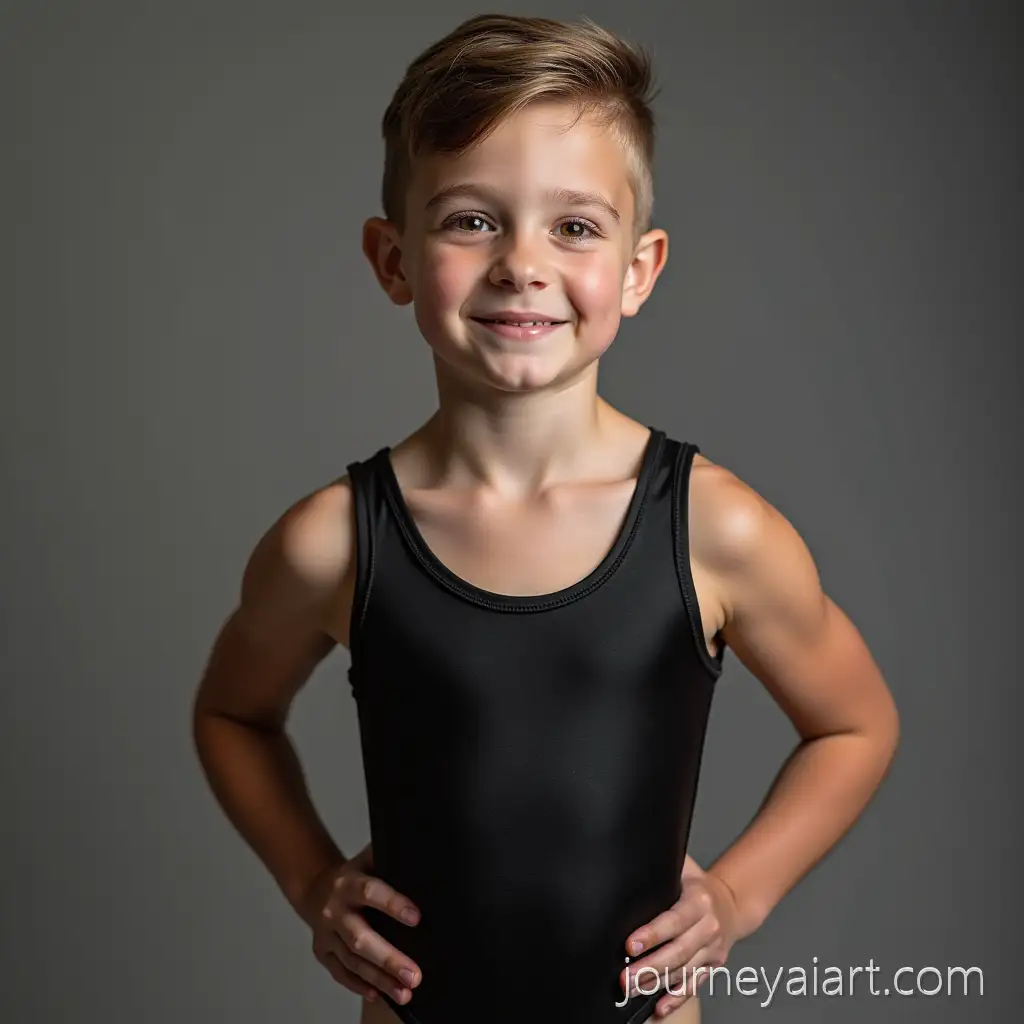 Young-Boy-Performing-Gymnastics-in-Colorful-Leotard-in-Indoor-Gym