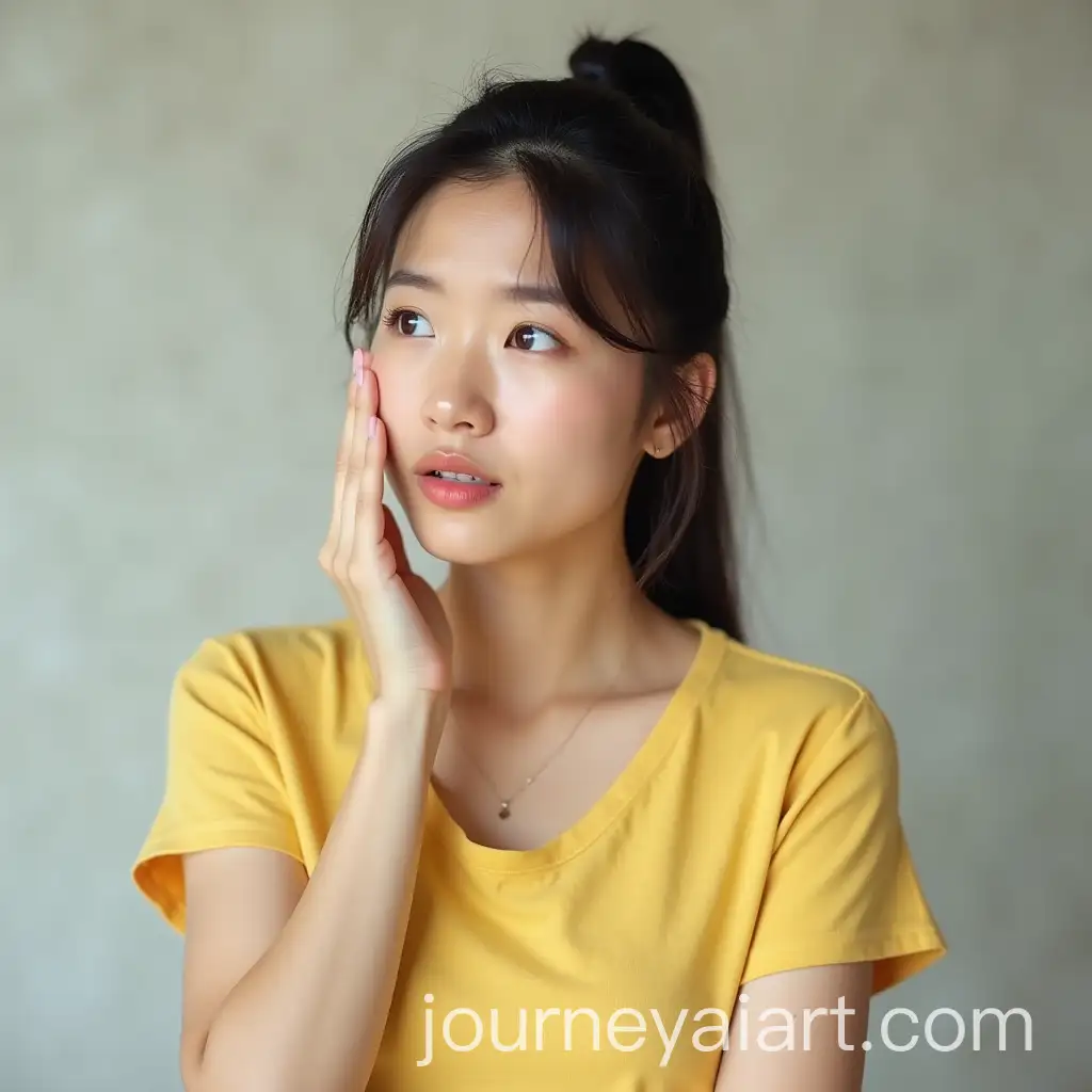 Asian-Girl-Contemplating-Healthy-Eating-Choices-for-Figure-Maintenance