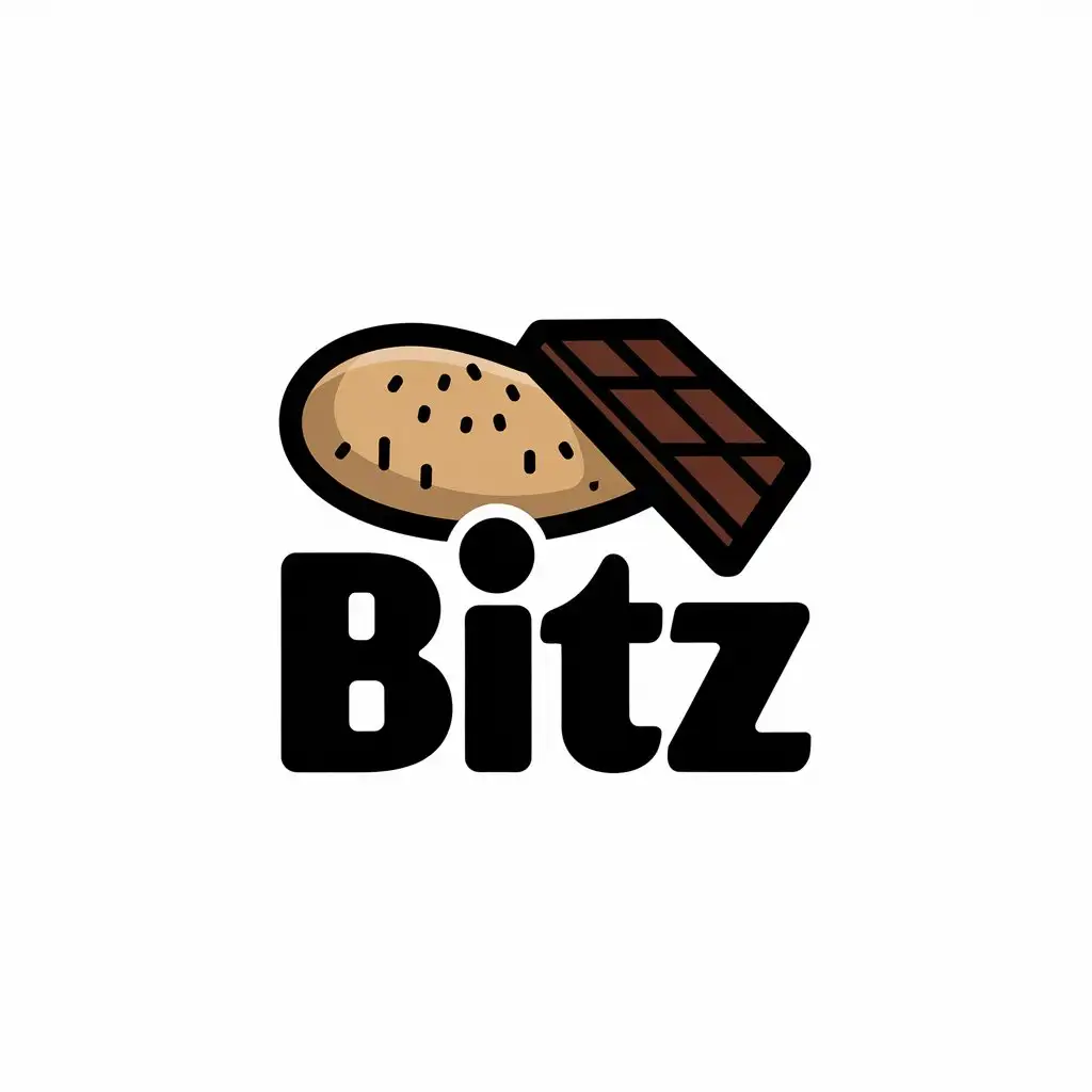 LOGO Design for Bitz Potato and Chocolate Symbol with Modern Style for Restaurant Industry