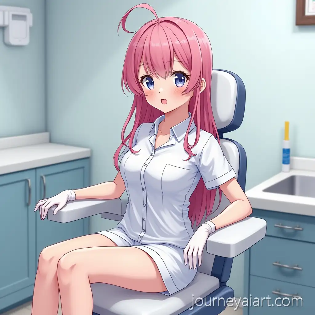 Anime-Girl-in-Medical-Gloves-Sitting-in-a-Gynecological-Chair
