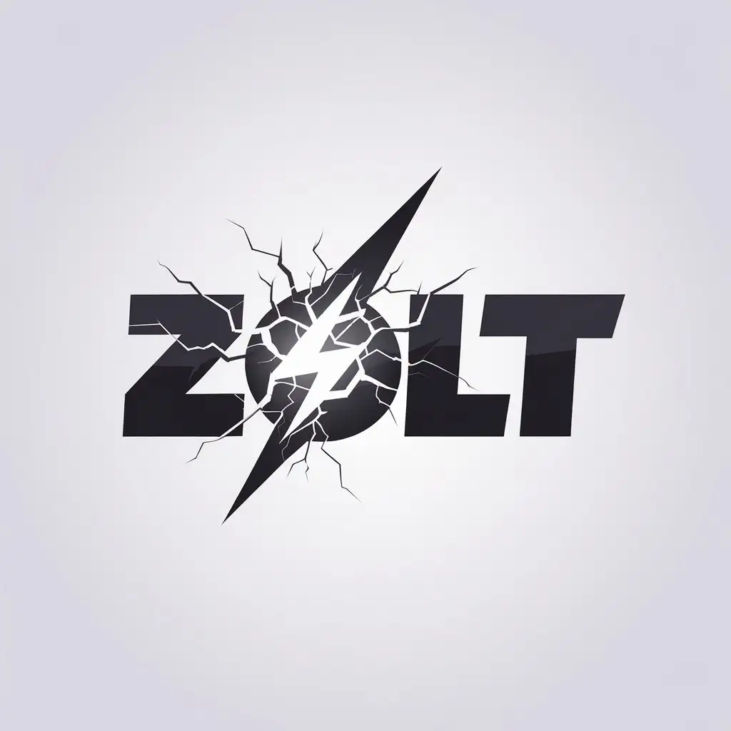 LOGO Design For Zolt Electrifying Z in Clear Background