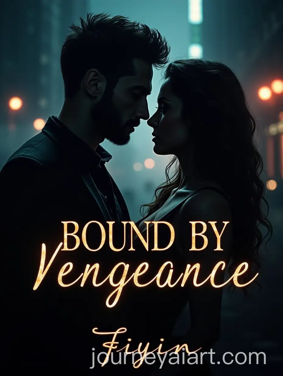 Intense-Connection-Between-a-Handsome-Man-and-Beautiful-Woman-in-Shadowy-Cityscape