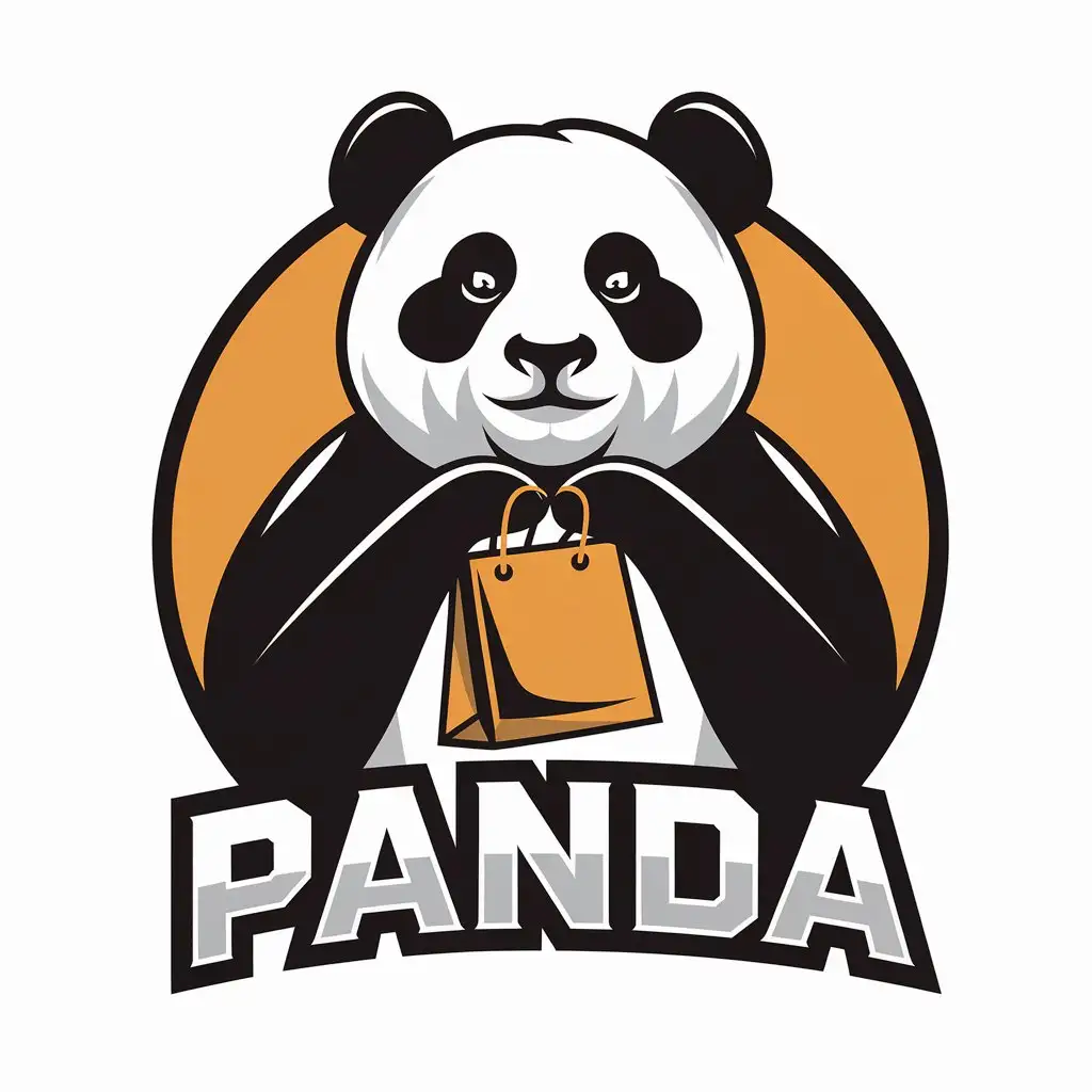 LOGO-Design-For-Panda-Vector-Panda-Symbol-for-Retail-Industry