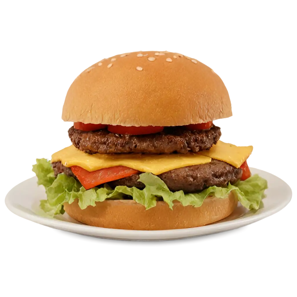 HighQuality-Burger-PNG-Image-for-Versatile-Digital-Use