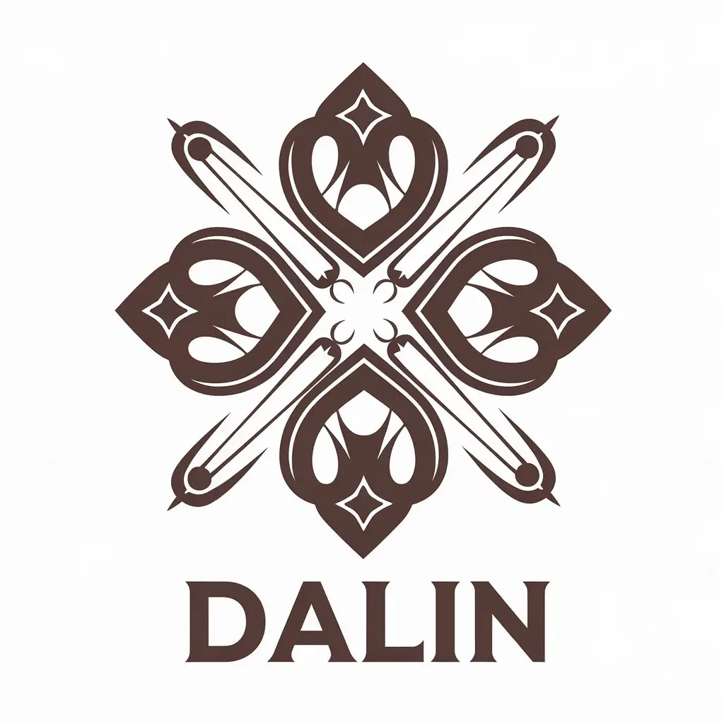 LOGO-Design-for-Dalin-Intangible-Handmade-Crafts-in-Jewelry-Industry