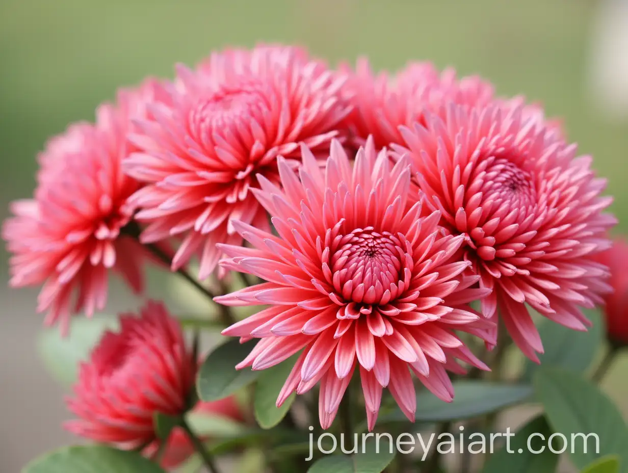 Pink-Balloons-Surrounded-by-Beautiful-Flowers