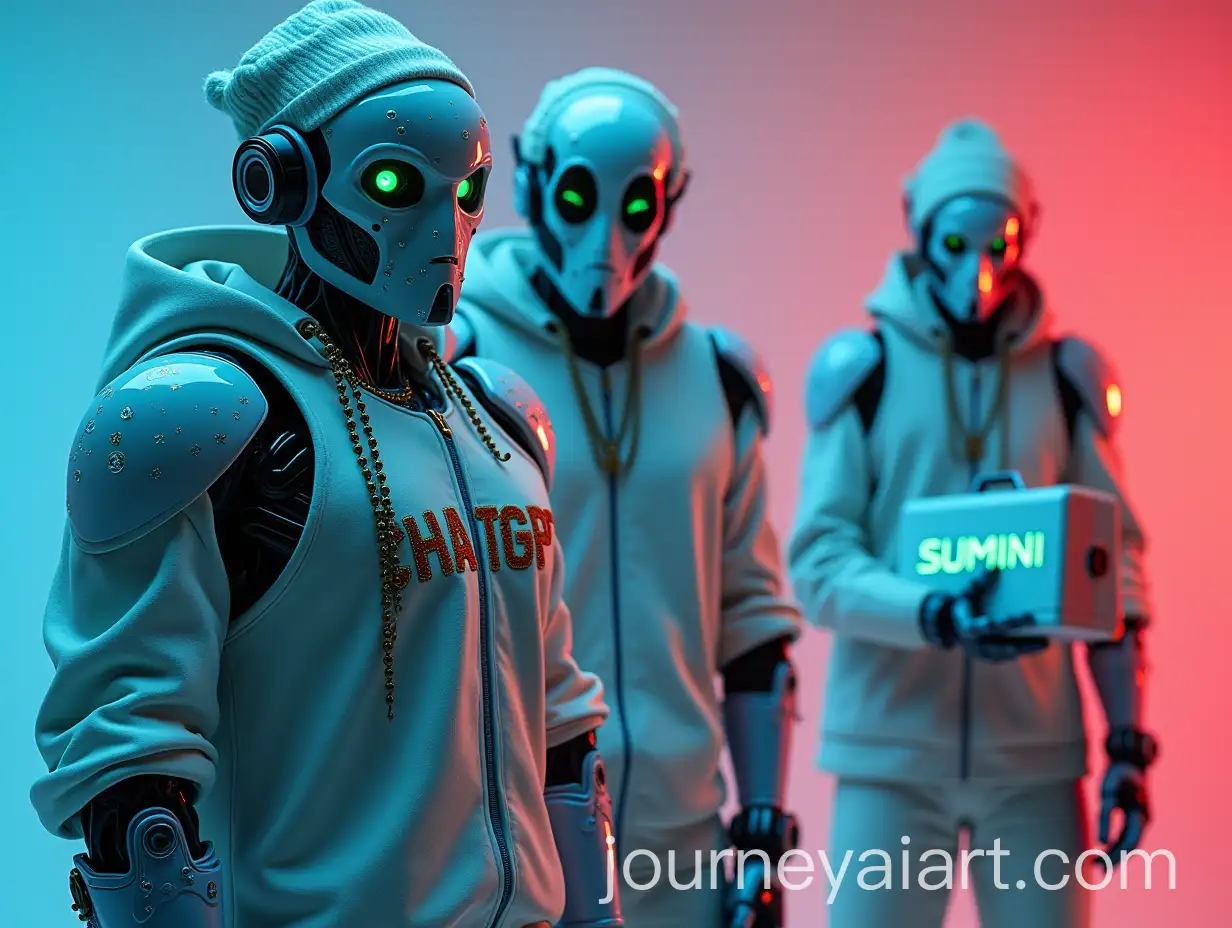 Futuristic-Gangster-Robots-with-Tattoos-and-Street-Style