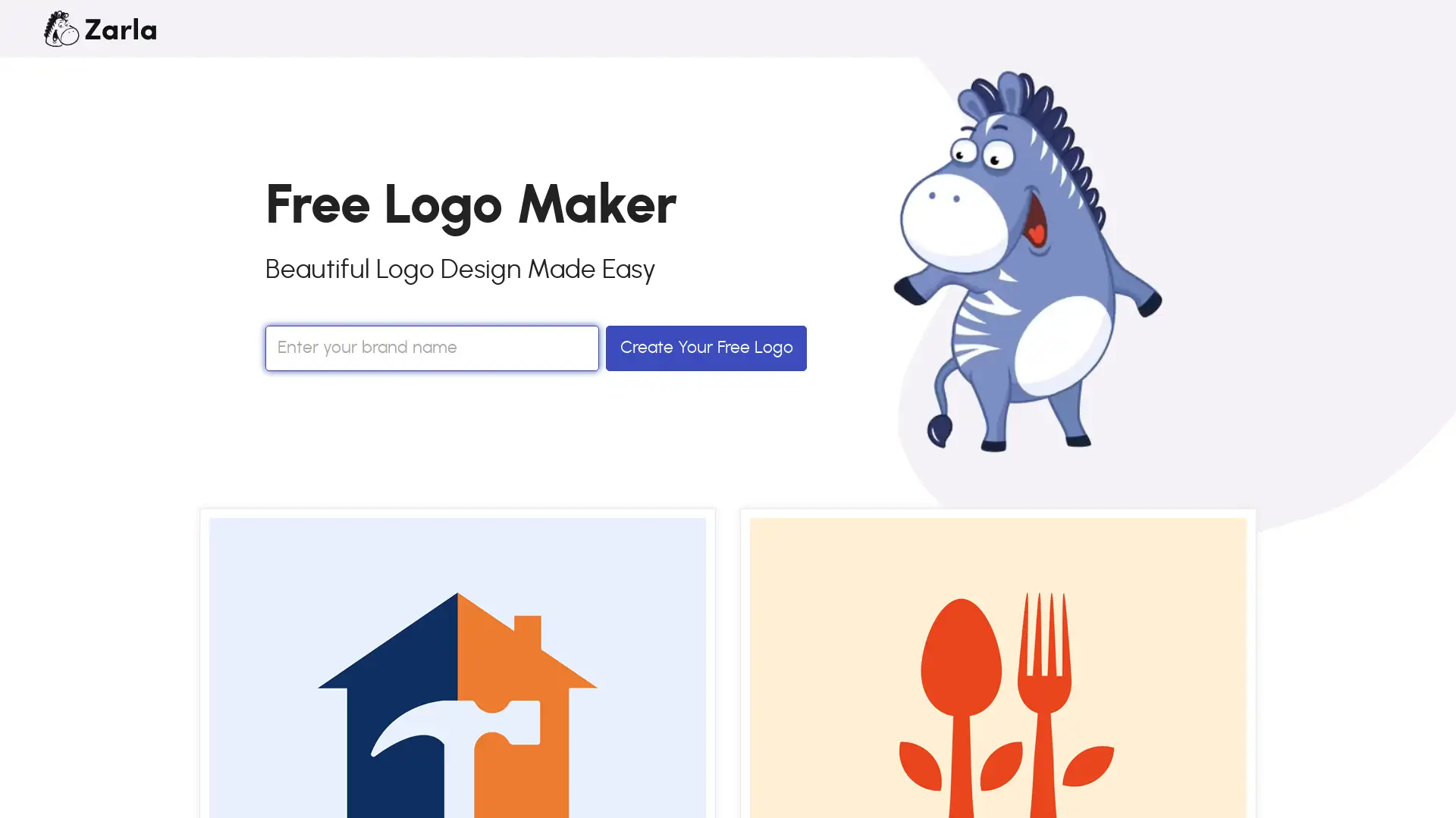 Create custom logos easily with Zarla's free logo maker.