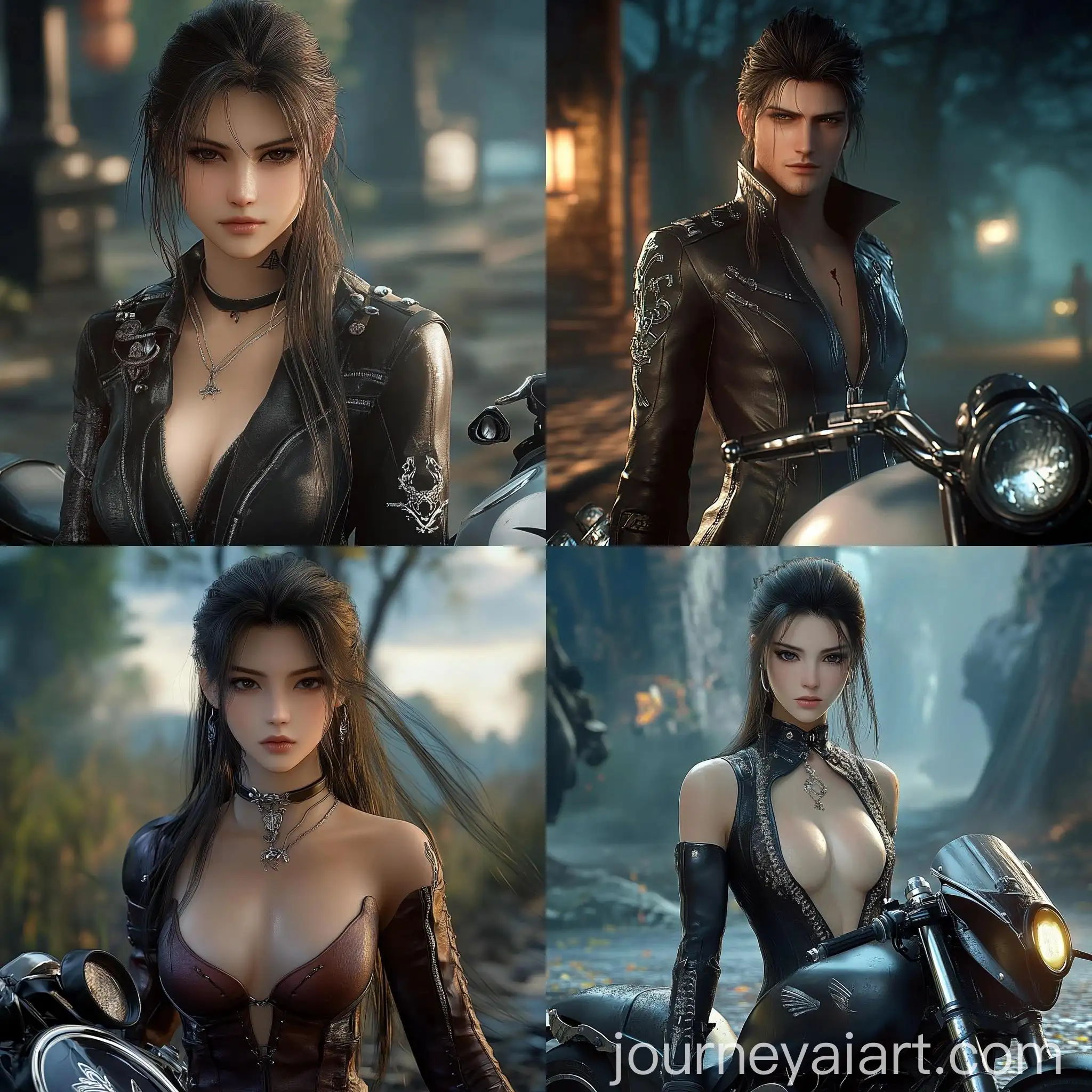 Mystical-Warrior-with-Motorcycle-in-Modern-Setting