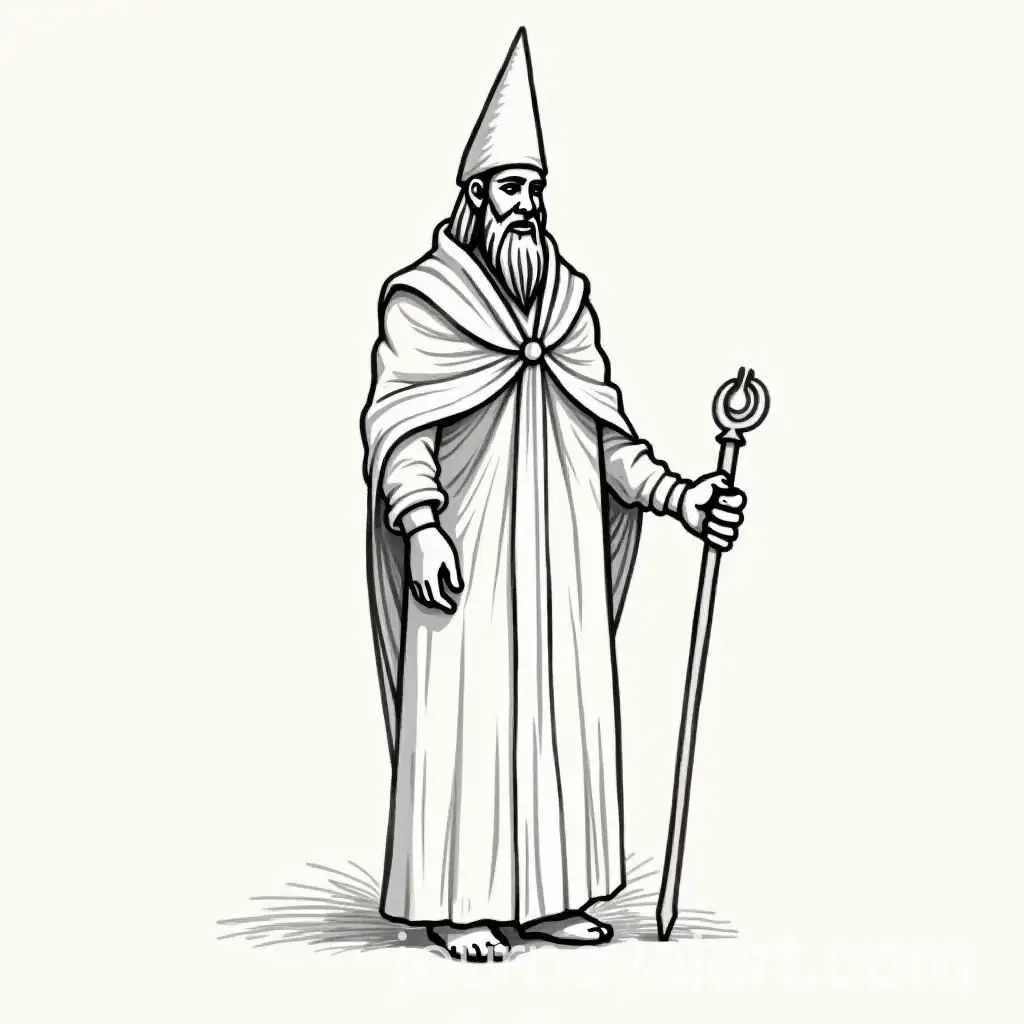 Ruler-of-Babylon-in-TwoTiered-Robe-and-Triangular-Hat-with-Scepter