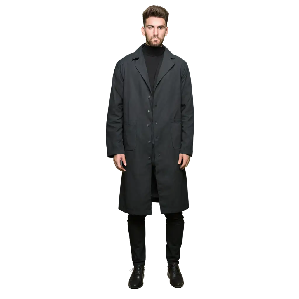 Stylish-Blackcoat-Unisex-PNG-Elevate-Your-Visuals-with-Versatile-Fashion-Imagery