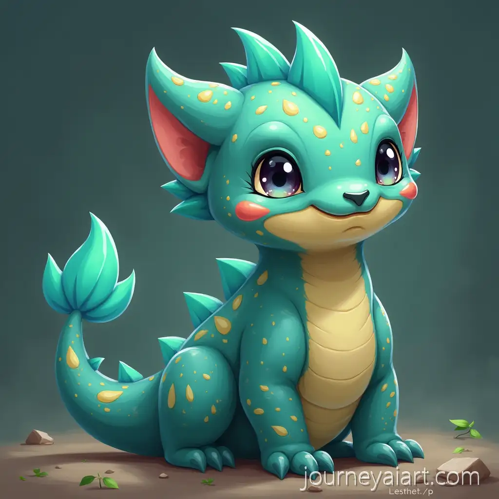 Lumisaur-slimecat-conceptLumisaur-DracoSlime-Cat-in-Fantasy-Environment