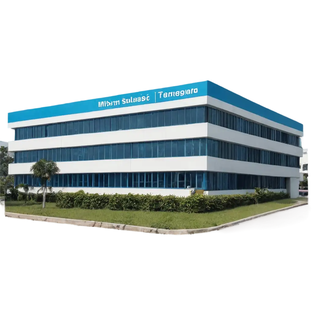 HighQuality-PNG-of-a-Blue-Office-Building-with-BP3MI-Sulawesi-Tenggara-Inscription