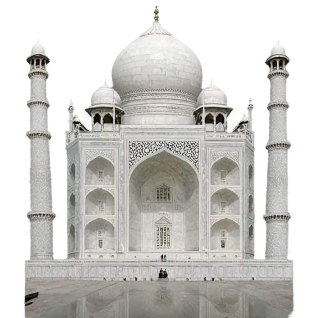 HighQuality-Taj-Mahal-PNG-Image-Exquisite-Detail-and-Clarity