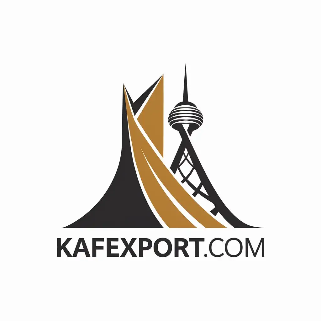 LOGO-Design-for-Kafexportcom-Borj-Azadi-Tehran-and-Milad-Tower-with-Finance-Industry-Appeal