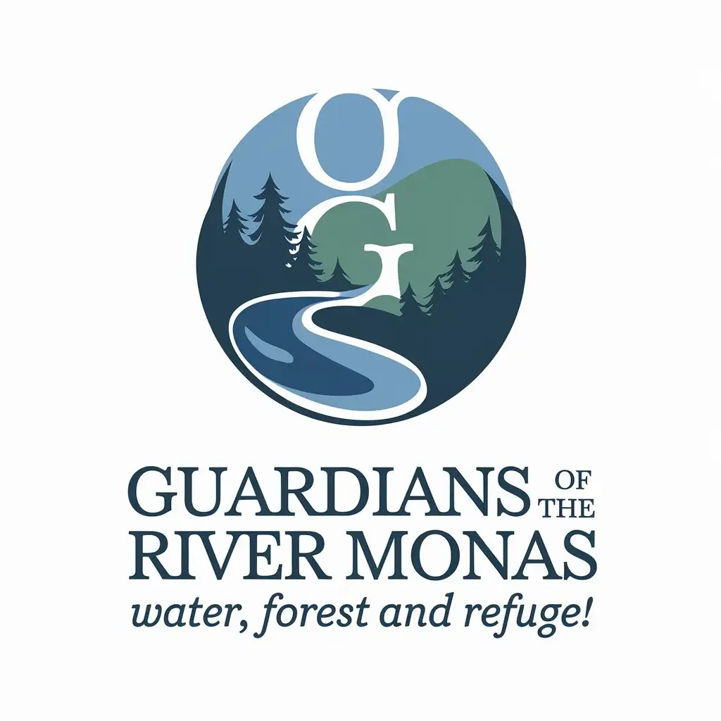 LOGO-Design-for-Guardians-of-the-River-Monas-NatureInspired-River-and-Forest-Logo-with-Tranquil-Blue-and-Green