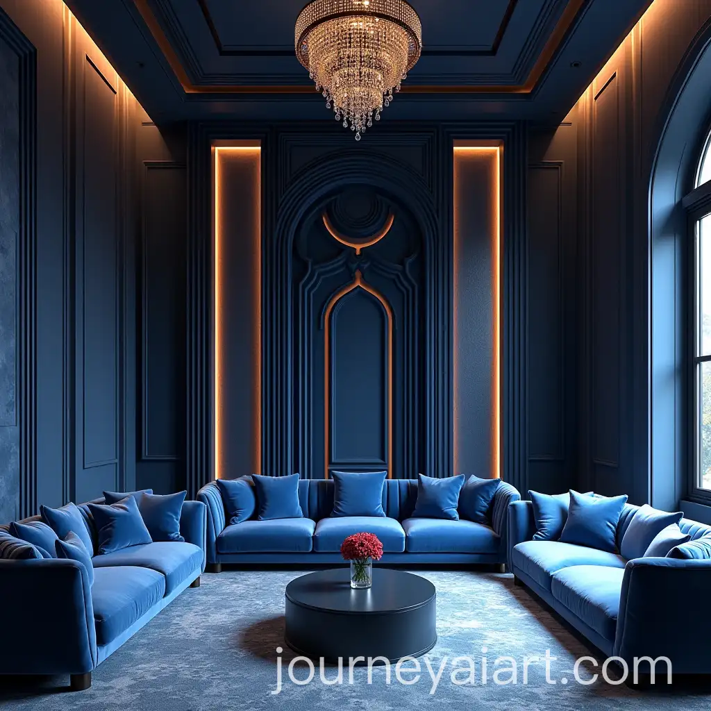 LuxuriousAI-Art-Prompt-Expansion-3D-Majlis-Hall-with-Blue-Velvet-Sofas-and-Hidden-Lighting