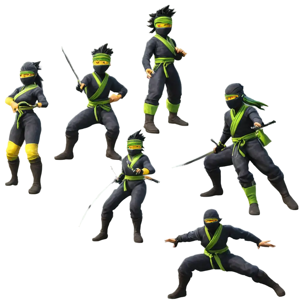 Ninja-Sprite-Characters-PNG-for-Game-Design-and-Digital-Projects