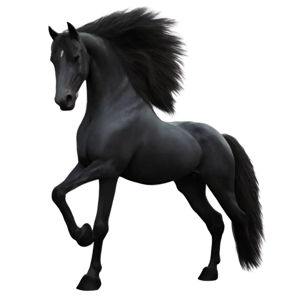 Stunning-Black-Horse-PNG-Image-High-Quality-and-Clarity