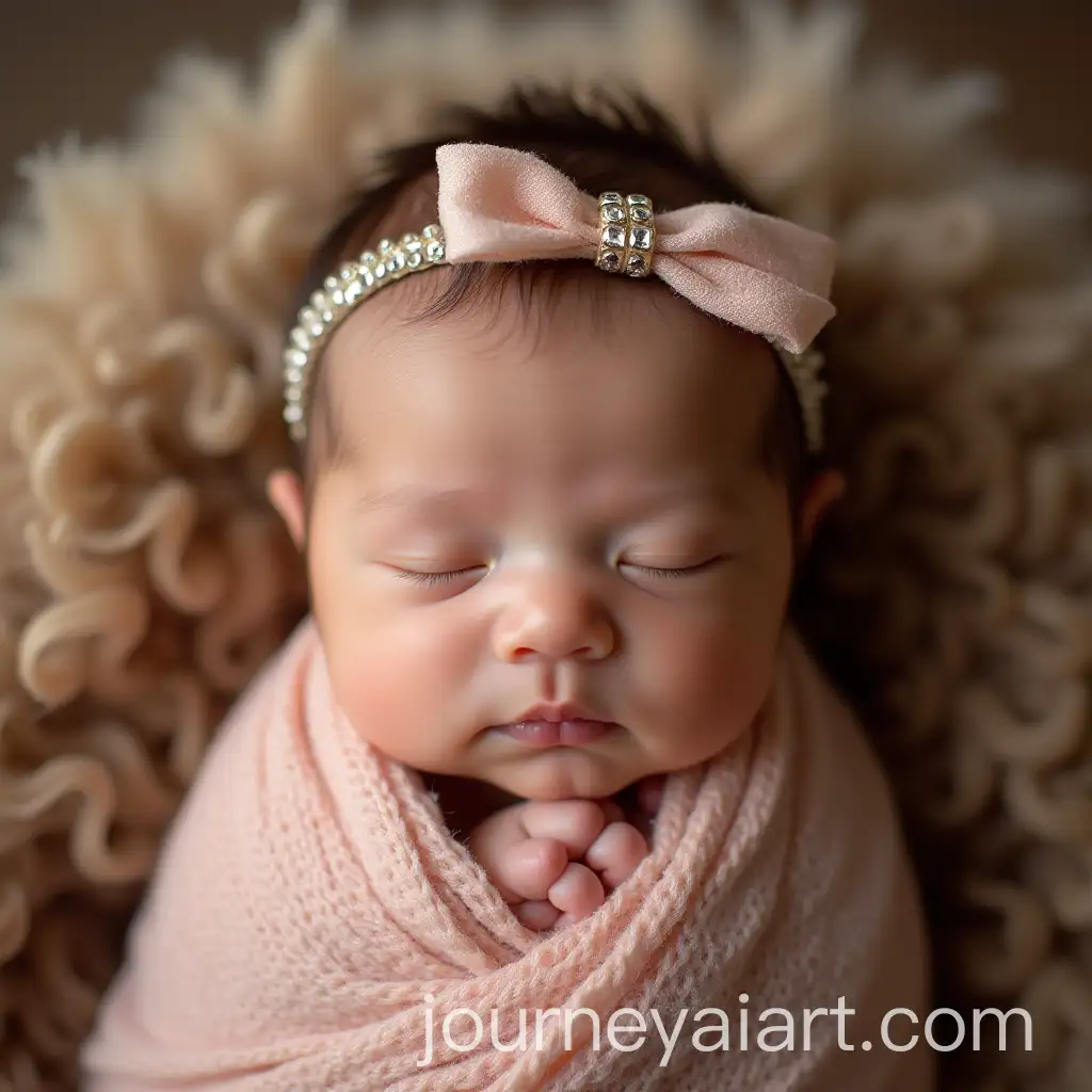 Newborn-Daughter-in-Heartwarming-Portrait