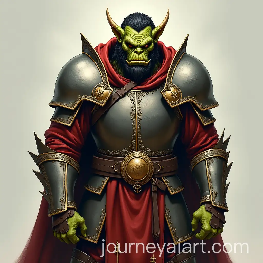 Orc-Warrior-in-Cleric-Armor-with-Mystical-Power