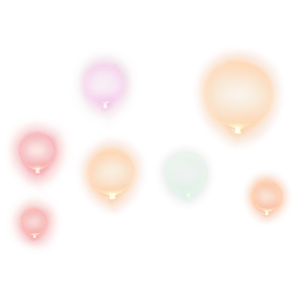 Glowing-Balloons-PNG-Image-for-HighQuality-Transparent-Designs