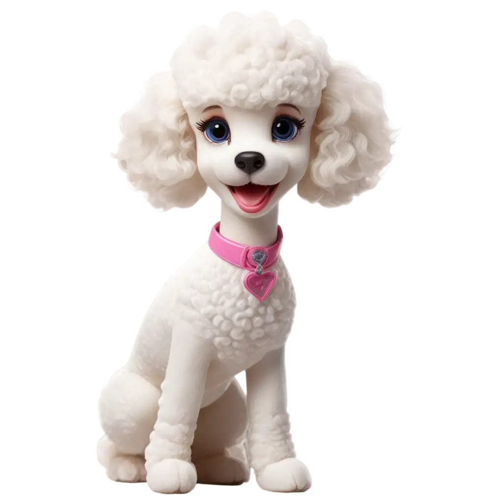 White-Poodle-Dog-Cartoon-Style-PNG-Perfect-for-Fun-and-Creative-Visuals