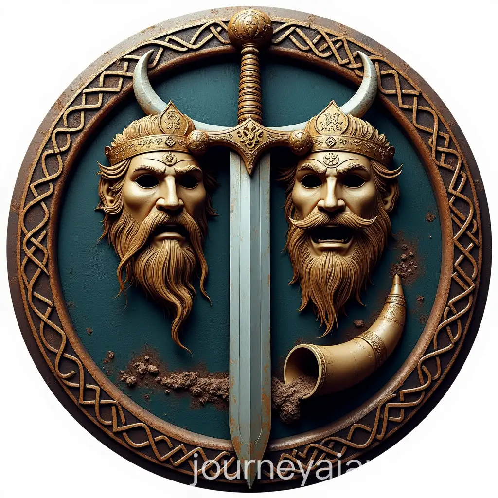 Viking-Shield-Logo-with-Sword-Skalds-Staff-and-Magical-Runes