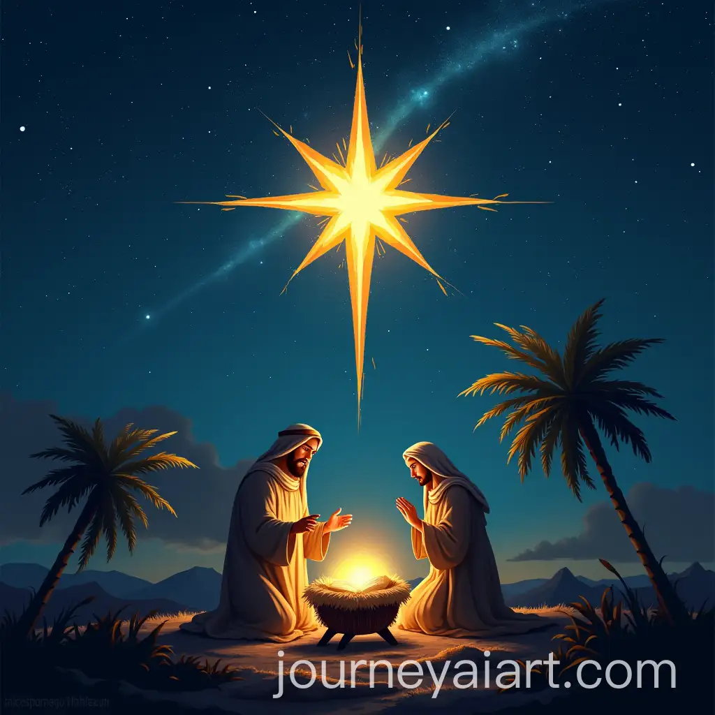 Star-of-Bethlehem-Shining-Over-the-Birth-of-Jesus-at-Christmas